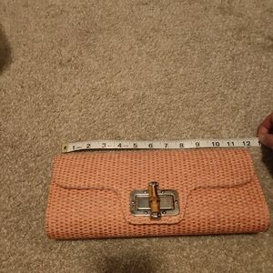 Collectif Peachy Tiki clutch purse